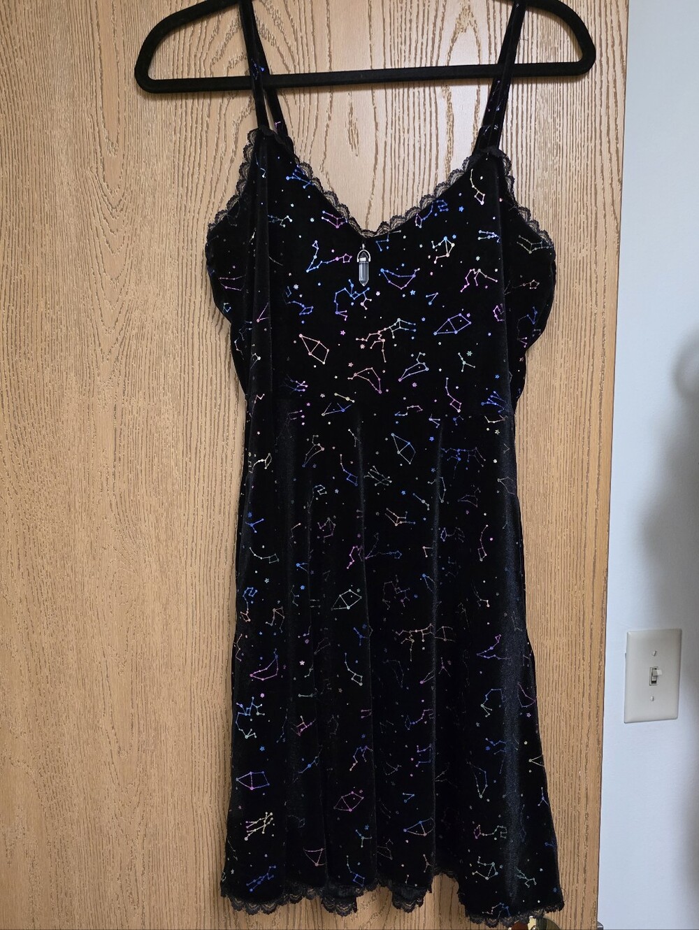 Black astrology dress